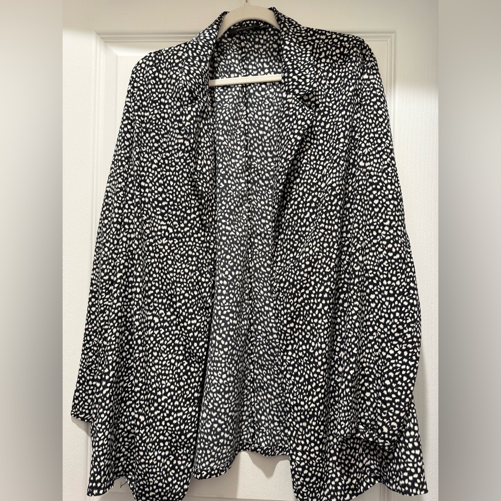 Black and White Blazer